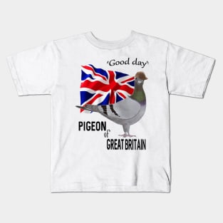 Pigeon of Great Britain Greeting Kids T-Shirt